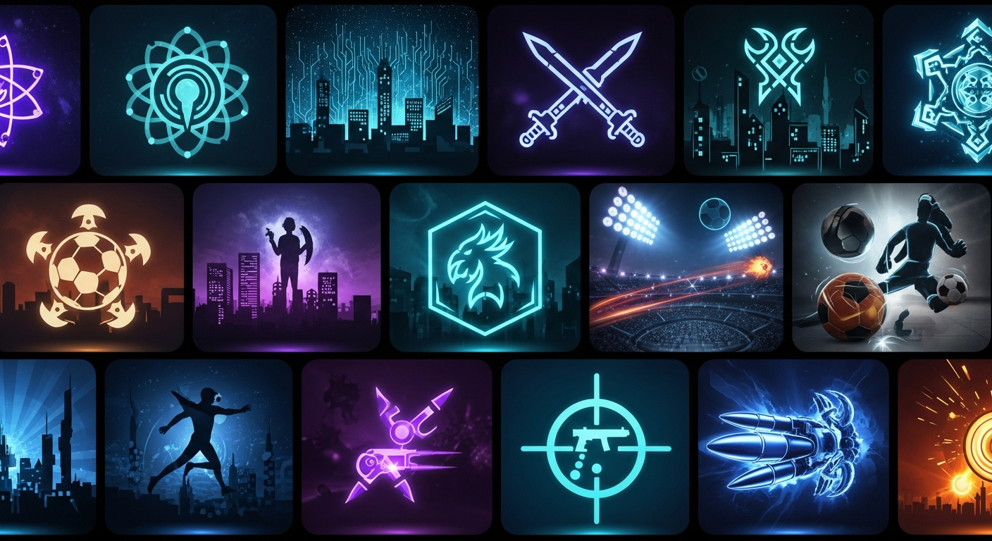 海量游戏宇宙抽象画