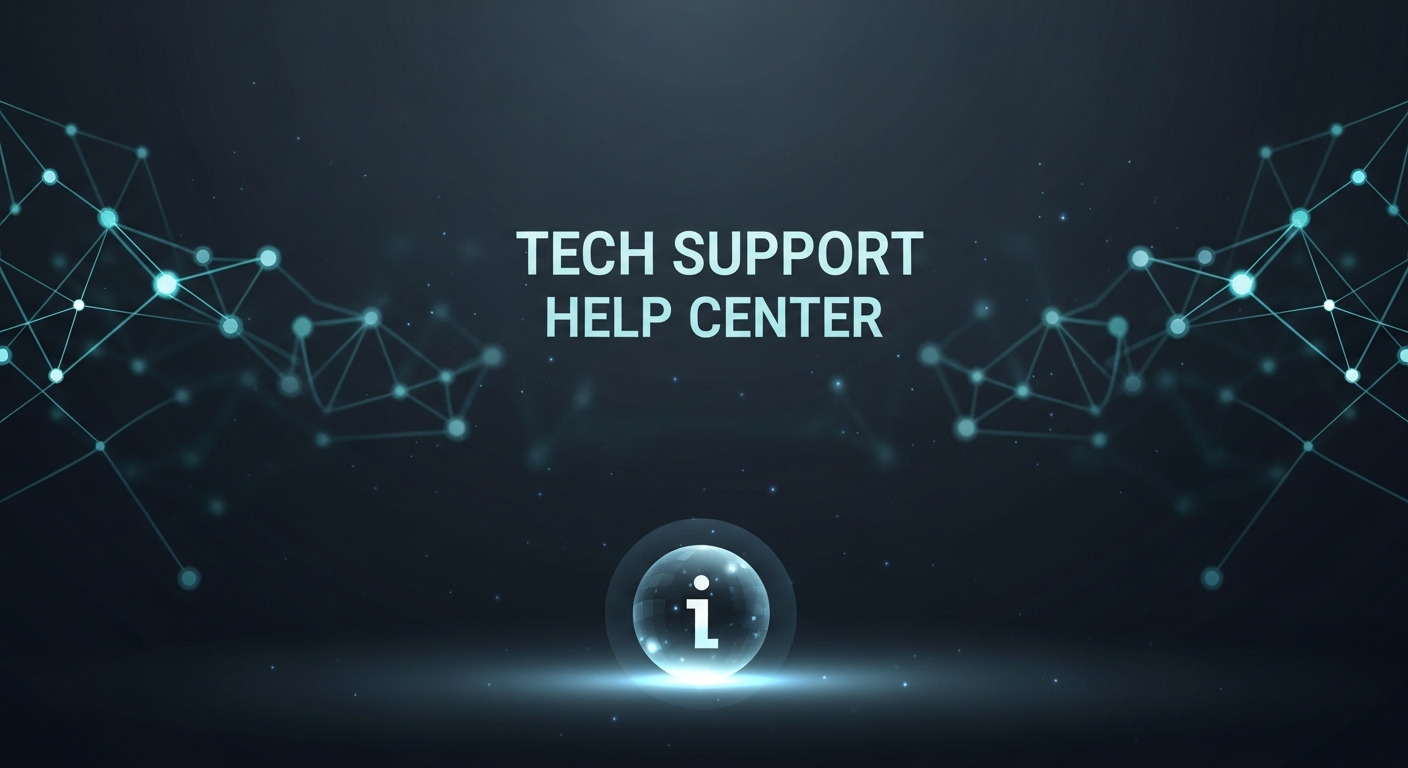 专业冷静的科技感客服中心背景