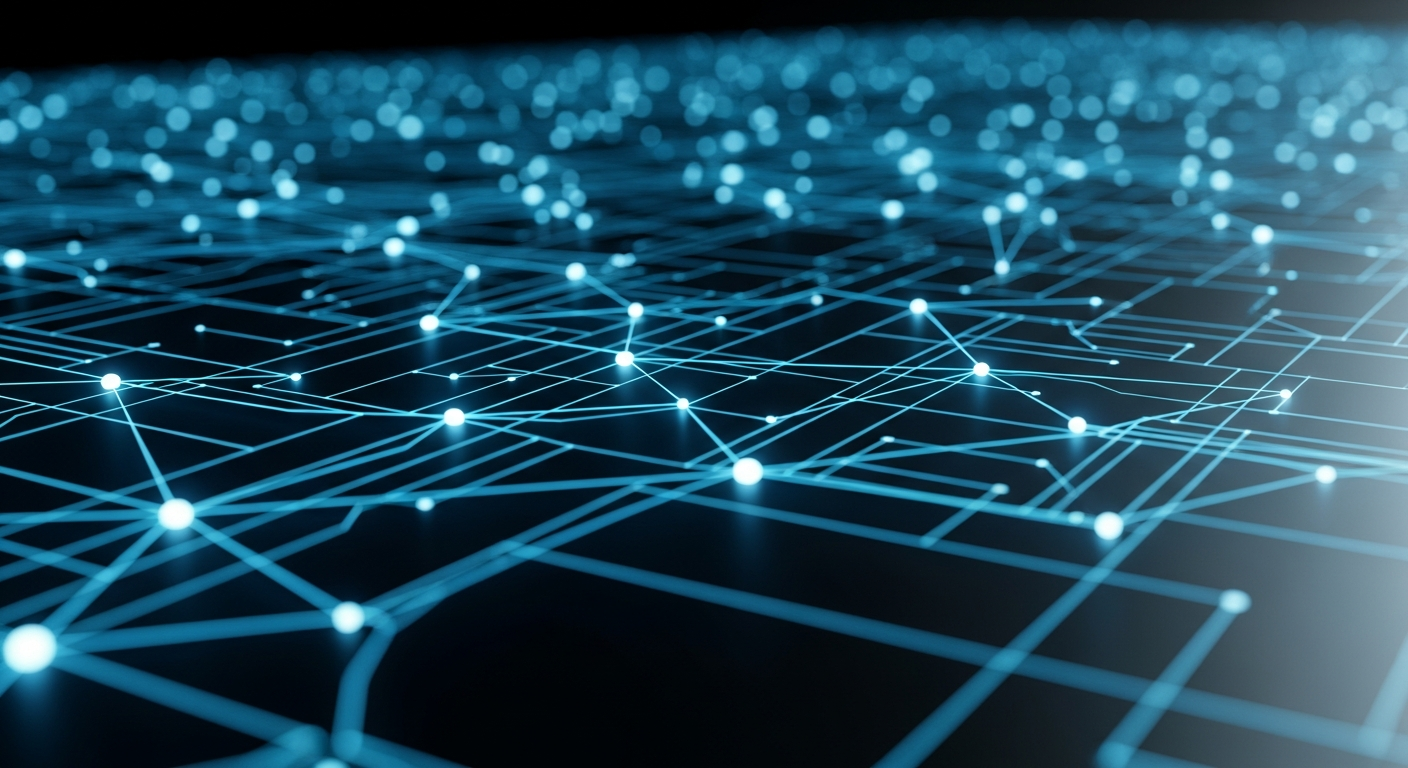 专注解决问题的科技感背景